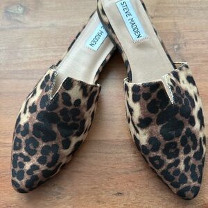 Steve Madden Leopard Print Women's Mules